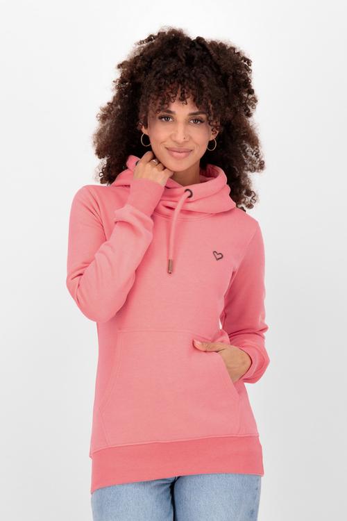 Rückansicht von ALIFE AND KICKIN SarahAK A Sweatshirt Damen ocean coral melange