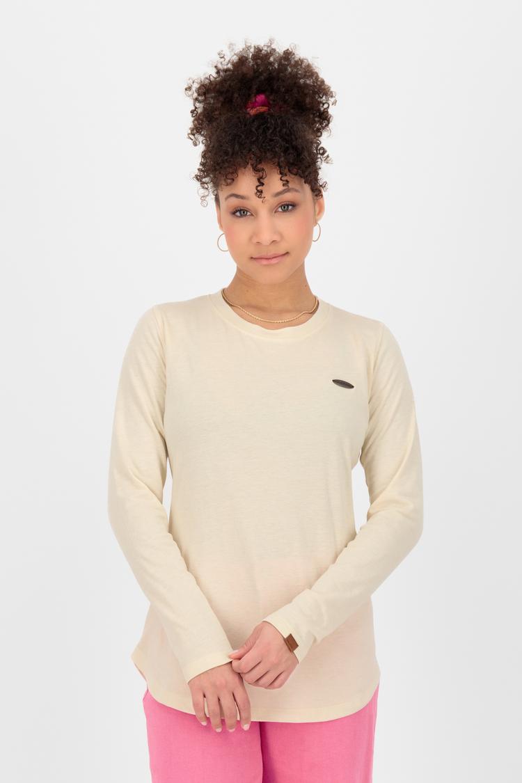 ALIFE AND KICKIN ALIFE AND KICKIN LeaAK A Langarmshirt Damen - chalk melange - 0 | SportScheck