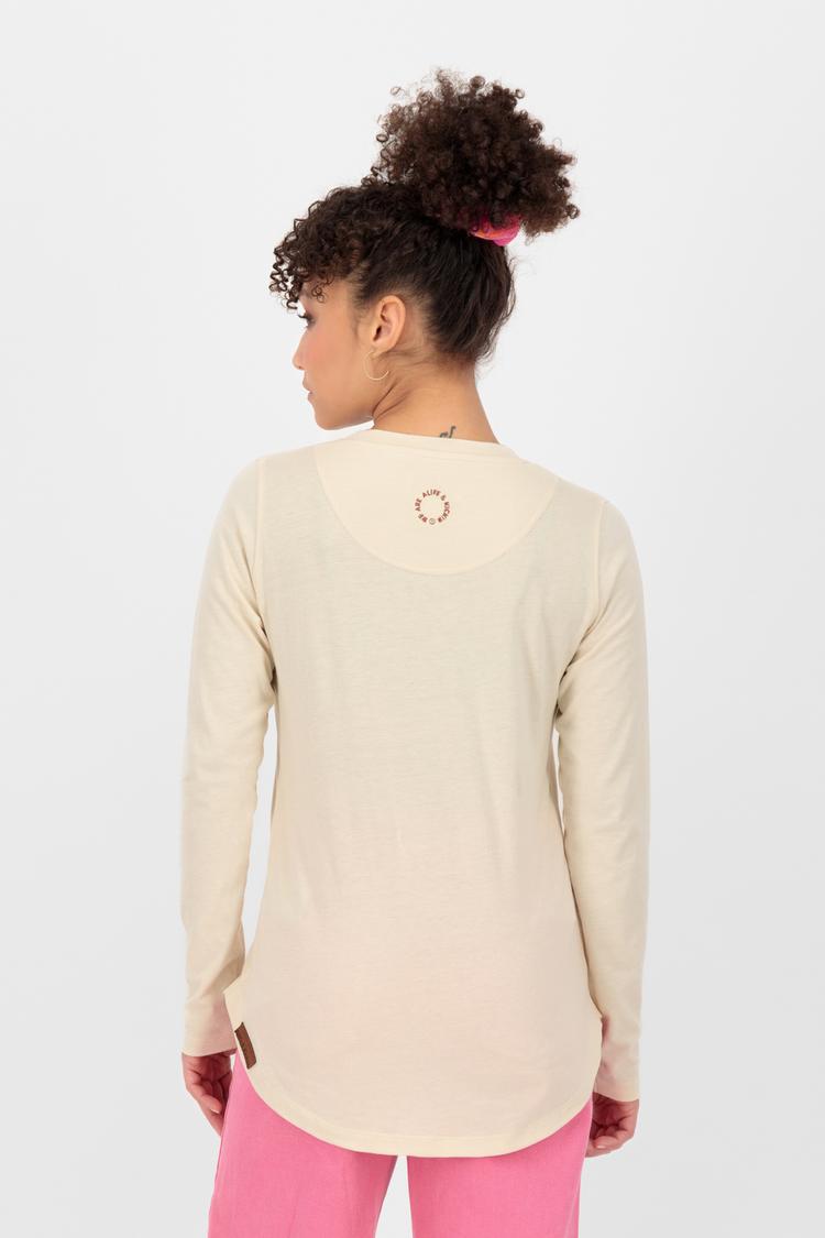 ALIFE AND KICKIN ALIFE AND KICKIN LeaAK A Langarmshirt Damen - chalk melange - 2 | SportScheck