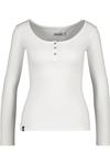 ALIFE AND KICKIN MaritAK A Langarmshirt Damen - brilliant white