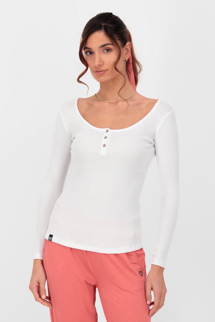 ALIFE AND KICKIN ALIFE AND KICKIN MaritAK A Langarmshirt Damen - brilliant white - 0 | SportScheck
