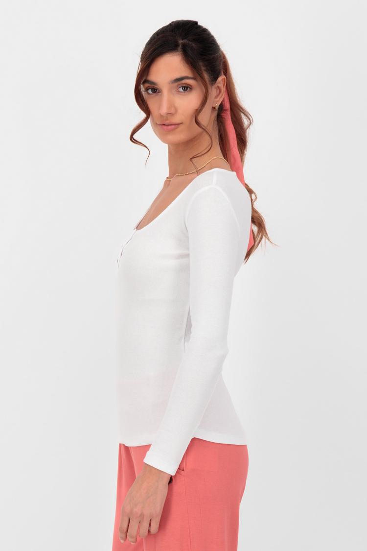 ALIFE AND KICKIN ALIFE AND KICKIN MaritAK A Langarmshirt Damen - brilliant white - 1 | SportScheck