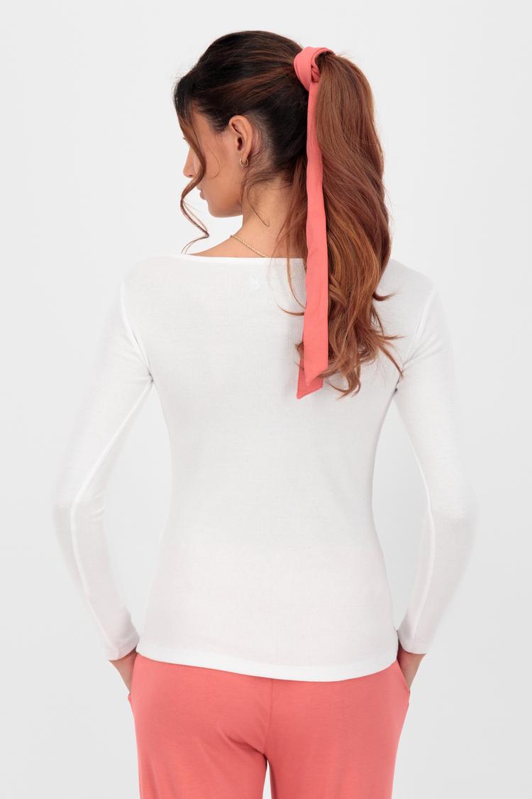 ALIFE AND KICKIN ALIFE AND KICKIN MaritAK A Langarmshirt Damen - brilliant white - 2 | SportScheck