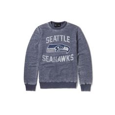 Re:Covered NFL Seattle Seahawks Classic Print Sweatshirt blue