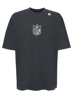 Re:Covered NFL Los Angeles Rams Oversized Washed Printshirt Herren Black