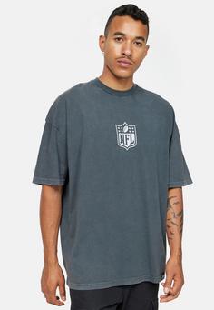 Rückansicht von Re:Covered NFL Los Angeles Rams Oversized Washed Printshirt Herren Black