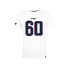 Re:Covered NFL Patriots 20 Oversized Printshirt Herren White