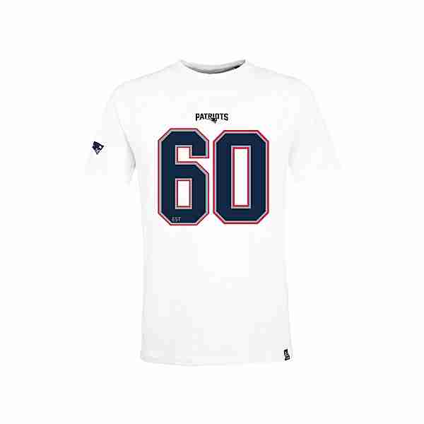 Re:Covered NFL Patriots 20 Oversized Printshirt Herren White