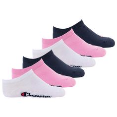 CHAMPION Socken Freizeitsocken Pink/Weiß/Blau