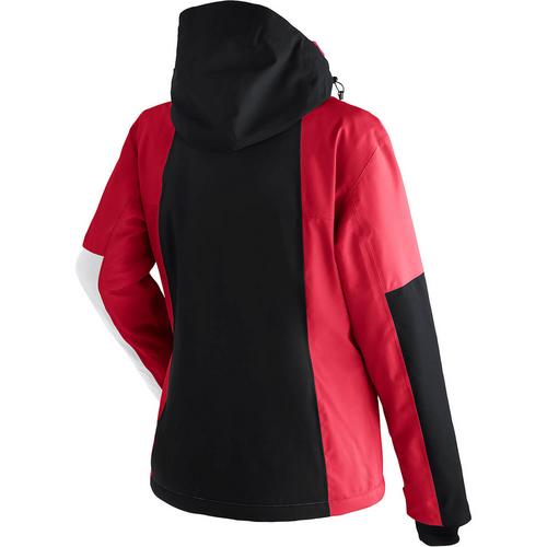 Rückansicht von Maier Sports Manzaneda Fleecejacke Damen Rot