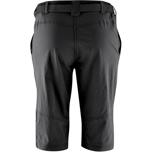 Rückansicht von Maier Sports Lawa Funktionsshorts Damen Schwarz