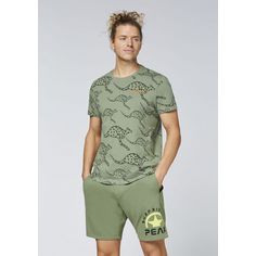 Rückansicht von Chiemsee T-Shirt T-Shirt Herren 6562 Medium Green/Light Green