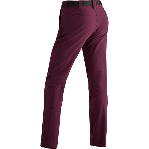 Rückansicht von Maier Sports Inara Slim Trekkinghose Damen Pflaume
