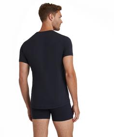 Rückansicht von Falke Daily Climate Control Unterhemd Herren midnight (6366)