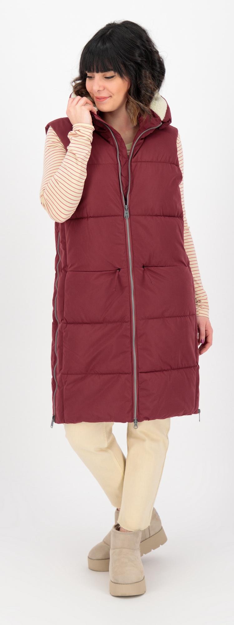 KILLTEC KILLTEC GILMOUR LONG VEST Parka Damen - wine red - 2 | SportScheck