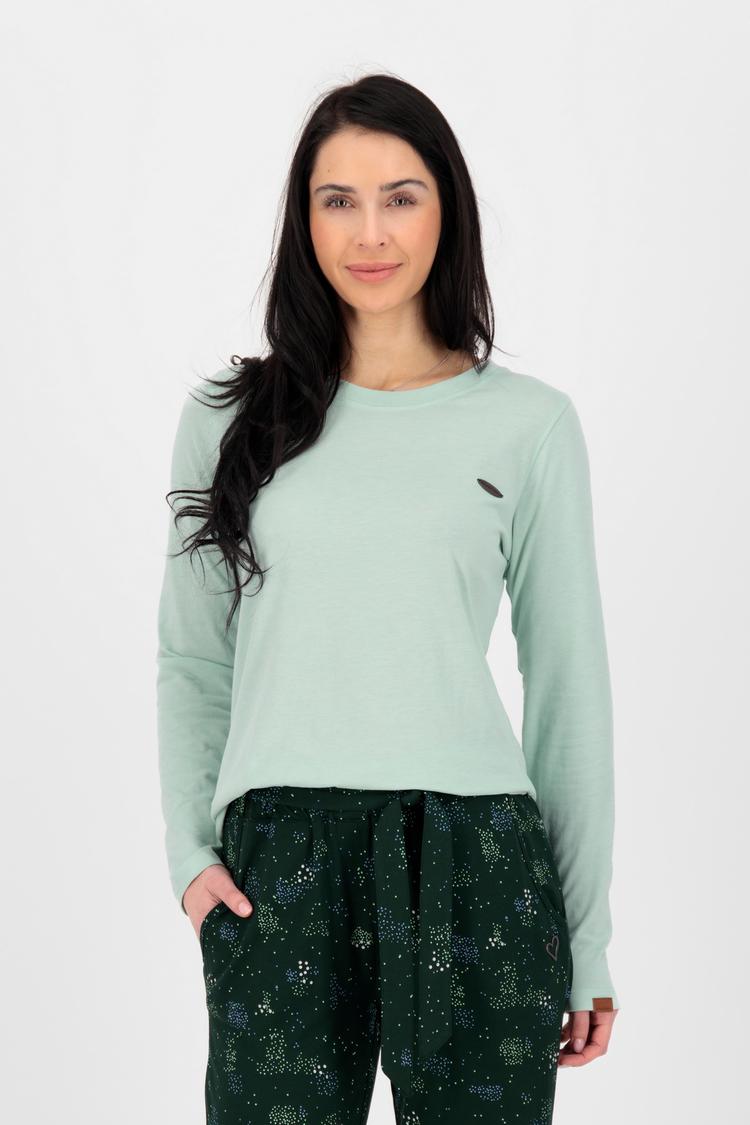 ALIFE AND KICKIN ALIFE AND KICKIN LeaAK A Langarmshirt Damen - fresh mint melange - 0 | SportScheck