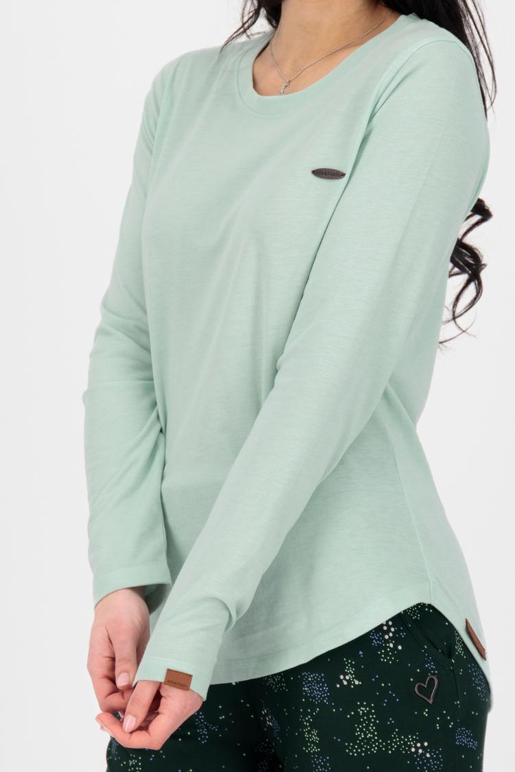 ALIFE AND KICKIN ALIFE AND KICKIN LeaAK A Langarmshirt Damen - fresh mint melange - 3 | SportScheck
