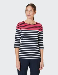 Rückansicht von JOY sportswear CELIA T-Shirt Damen watermelon stripes