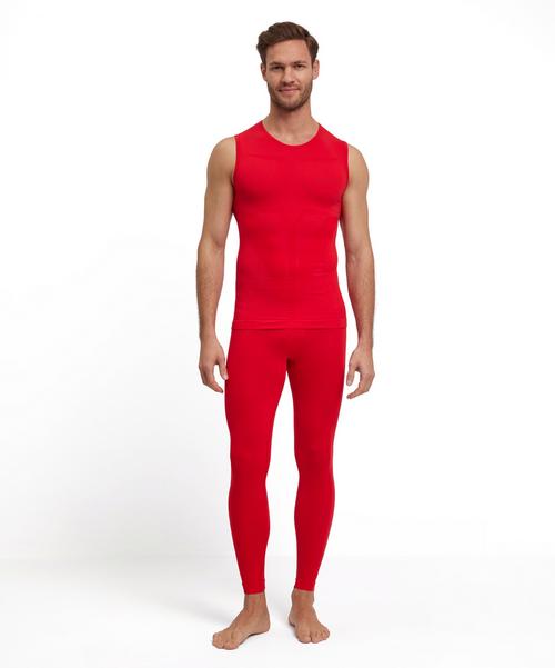 Rückansicht von Falke Singlet Funktionstop Herren scarlet (8070)