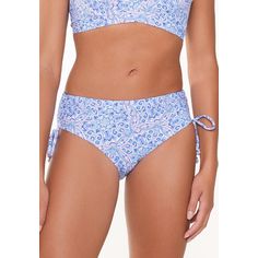 Rückansicht von LingaDore Bikini Short Bikini Hose Damen Blue paisley print