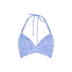 LingaDore Triangle Bikini Bikini Oberteil Damen Blue paisley print