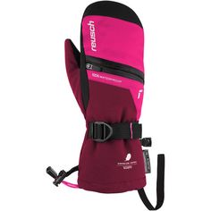Rückansicht von Reusch Lando R-TEX® XT Junior Mitten Skihandschuhe 3347 cerise/pink glo