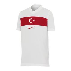 Nike Türkei Fan Trikot Home EM 2024 Kids Fußballtrikot Kinder weissrot