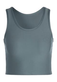 LASCANA Active Crop-Top Croptop Damen dunkelgrün