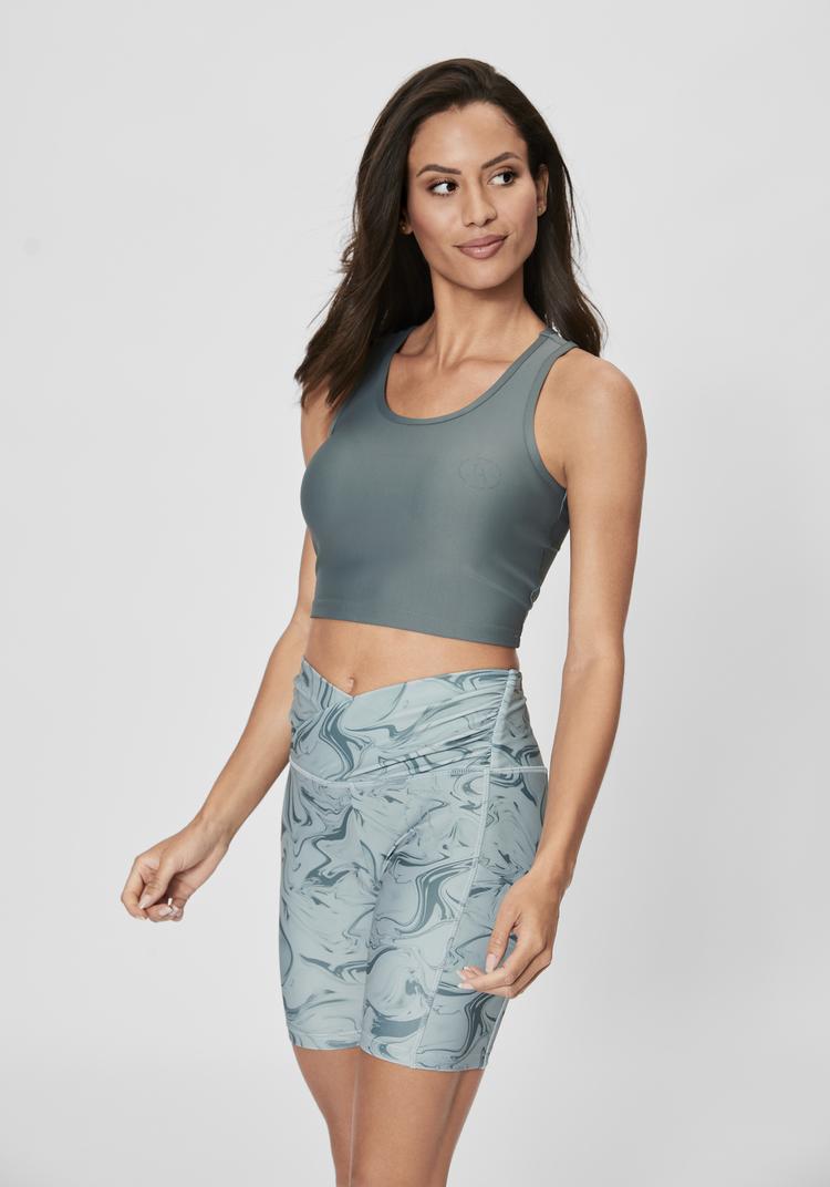LASCANA Active LASCANA Active Crop-Top Croptop Damen - dunkelgr&uuml;n - 1 | SportScheck