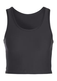 LASCANA Active Crop-Top Croptop Damen schwarz