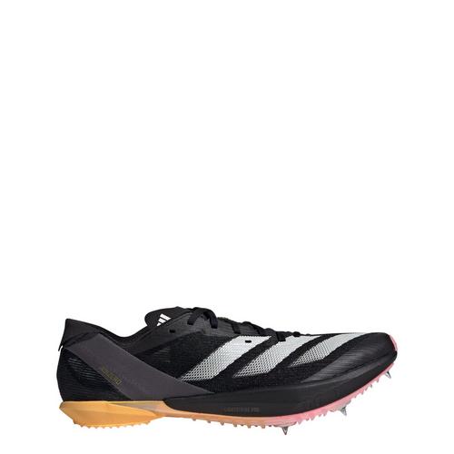 Rückansicht von adidas Adizero Ambition Spike-Schuh Laufschuhe Core Black / Zero Metalic / Spark