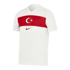Nike Türkei Trikot Home EM 2024 Fußballtrikot Herren weissrot