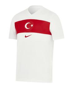 Nike Türkei Fan Trikot Home EM 2024 Fußballtrikot Herren weissrot