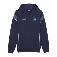PUMA Olympique Marseille Ftbl Hoody Sweatshirt schwarzblau
