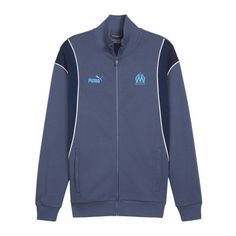 PUMA Olympique Marseille Ftbl Trainingsjacke Trainingsjacke blaublau