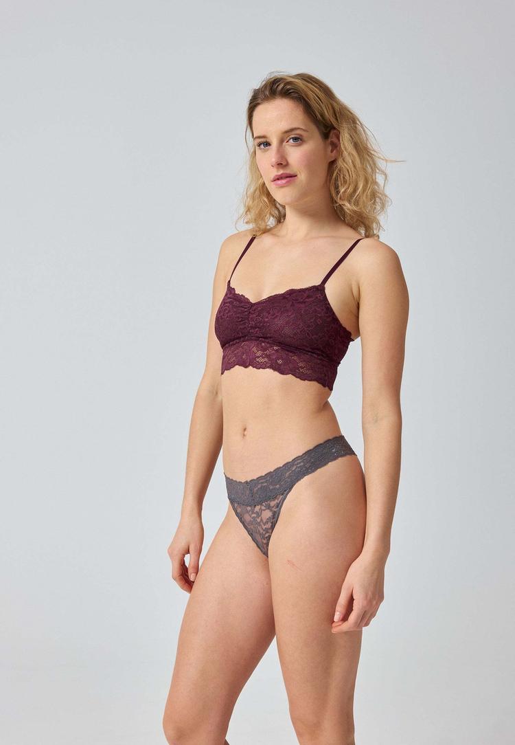 Snocks Snocks Spitzen-BH BH Damen - Weinrot - 2 | SportScheck