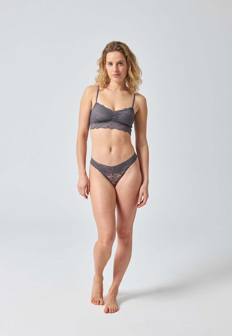 Snocks Snocks Spitzen-BH BH Damen - Grau - 0 | SportScheck