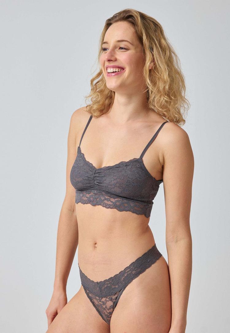 Snocks Snocks Spitzen-BH BH Damen - Grau - 2 | SportScheck