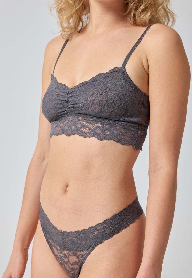 Snocks Snocks Spitzen-BH BH Damen - Grau - 4 | SportScheck