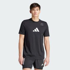 Rückansicht von adidas Athletics Category Graphic T-Shirt T-Shirt Herren Black