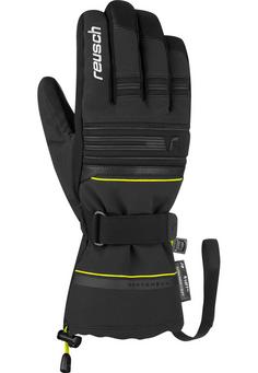 Rückansicht von Reusch Kondor R-TEX® XT Skihandschuhe 7752 black/safety yellow