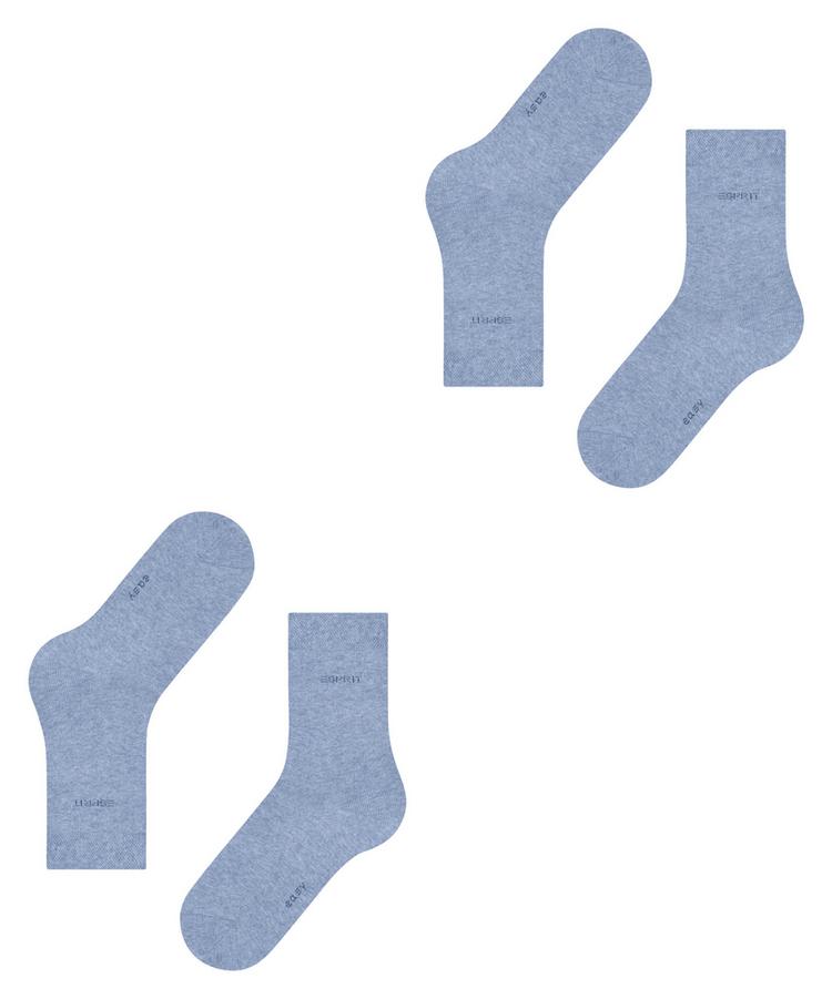 ESPRIT ESPRIT Basic Easy SO  2-Pack Socken Damen - jeans mel. (6458) - 2 | SportScheck