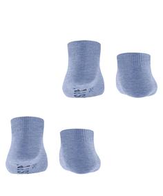 Rückansicht von ESPRIT Foot Logo SN  2-Pack Freizeitsocken Kinder jeans mel. (6458)