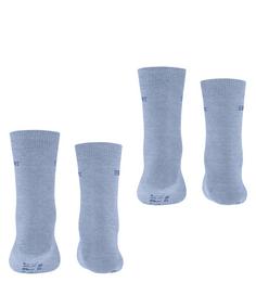 Rückansicht von ESPRIT Foot Logo SO  2-Pack Freizeitsocken Kinder jeans mel. (6458)