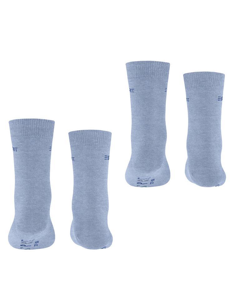 ESPRIT ESPRIT Foot Logo SO  2-Pack Socken Kinder - jeans mel. (6458) - 0 | SportScheck