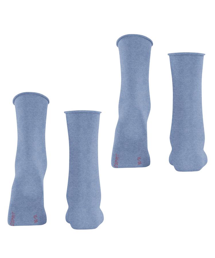 ESPRIT ESPRIT Basic Pure SO 2-Pack Socken Damen - jeans mel. (6458) - 0 | SportScheck