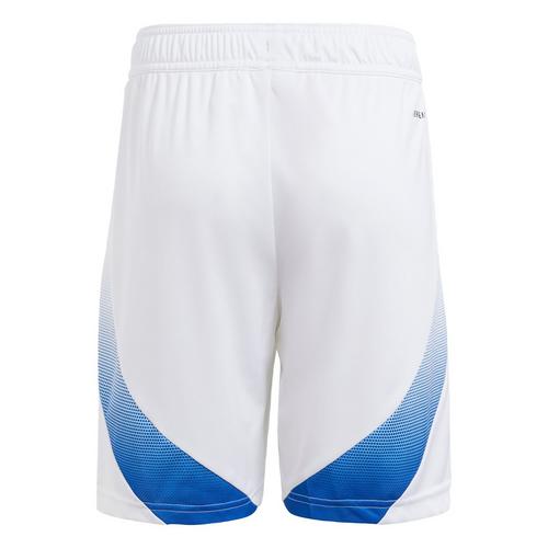 Rückansicht von adidas Italien 24 Kids Heimshorts Funktionsshorts Kinder White