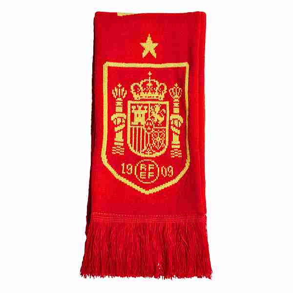 adidas Spanien Fußballschal Schal Better Scarlet / Bold Gold