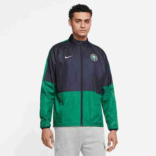 Nike Nigeria Repel Academy WM 2022 Jacke Herren grün / dunkelgrau