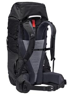 Rückansicht von VAUDE Avox 65+10 Wanderrucksack black